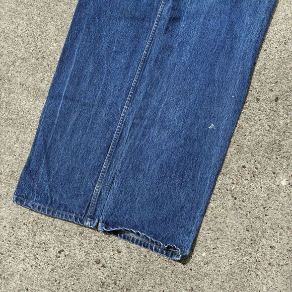 Vintage 80s Levis 501xx Jeans Mens 30x32 Button Fly USA Made Dark Wash Indigo - Picture 4 of 16